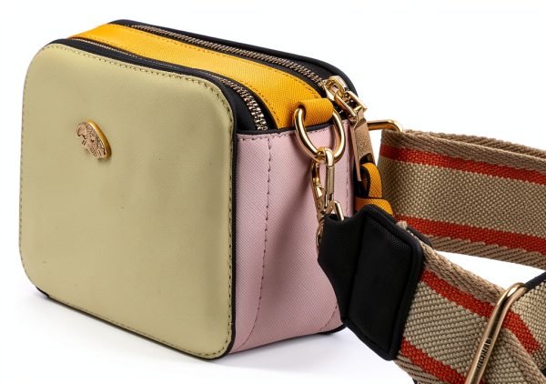 Bee Crossbody Bag Women Pu Leather Small Camera Purse-4