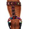 ZURI Womens Platform Sandals Synthetic Slip On Comfort-2