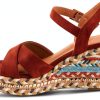 Patrizia SLOANE Wedge Sandals Suede Upper Buckle Closure-3