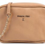 PATRIZIA PEPE Leather Satchel Bag Winter Sand Everyday Use-0