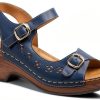 Patrizia Womens Wedge Sandals Vegan Leather Cut Out Design-2