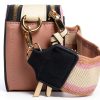 Bee Crossbody Bag Women Pu Leather Two Strap Shoulder Purse-5